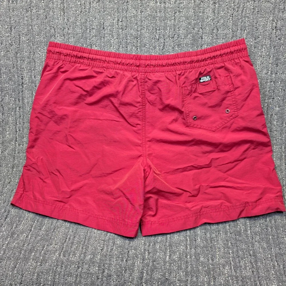 Vintage Polo Sport Ralph Lauren Swim Shorts Mens Large Baggy Shorts Swimwear 90s